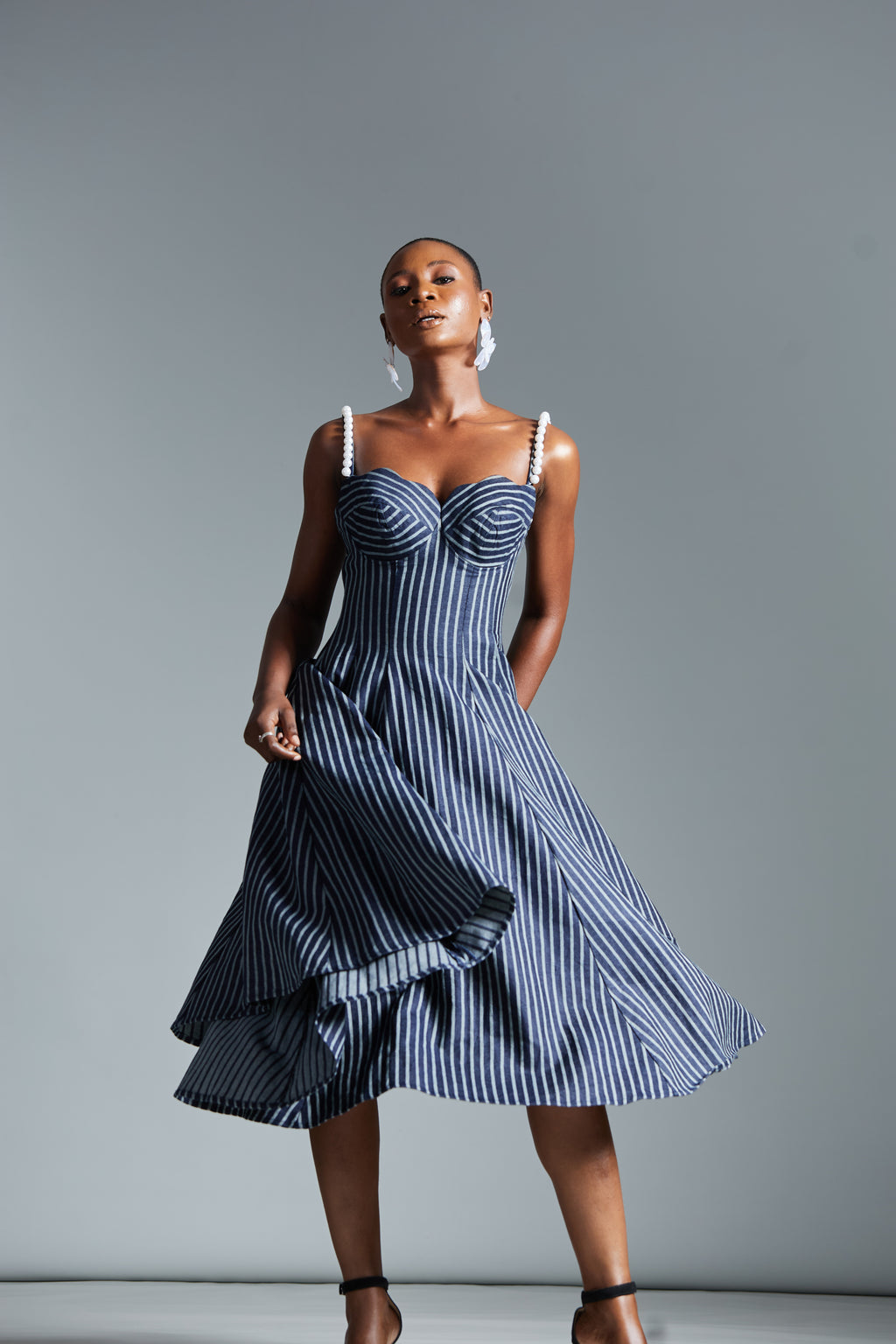 Layla Corset-Style A-Line Dress – Nouva Africa